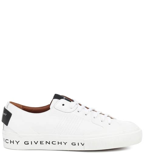 givenchy tennis light leather sneakers|More.